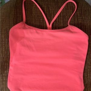 Lululemon Power Y Tank size 2 in flash light
